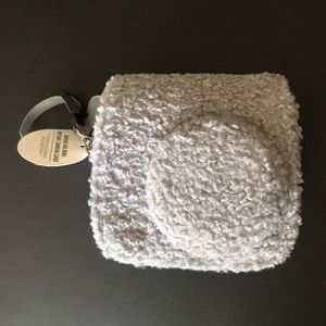 Shearling mini instant camera case